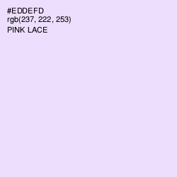 #EDDEFD - Pink Lace Color Image